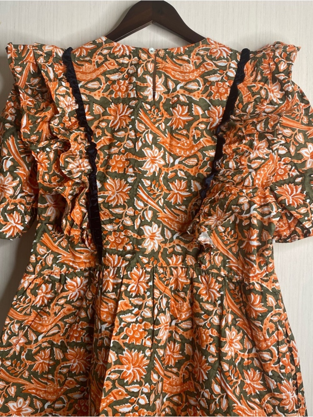 NWT Sohana Women’s Short Sleeve Floral Ruffle Tiered Mini Kelli Dress Pockets XL - Picture 5 of 12